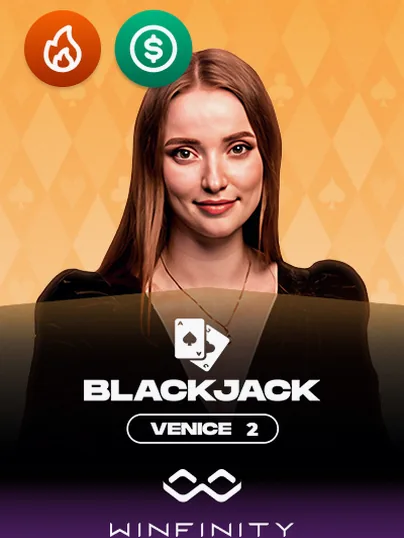 Venice Blackjack 2 live table by Winfinity — The Lott Crown